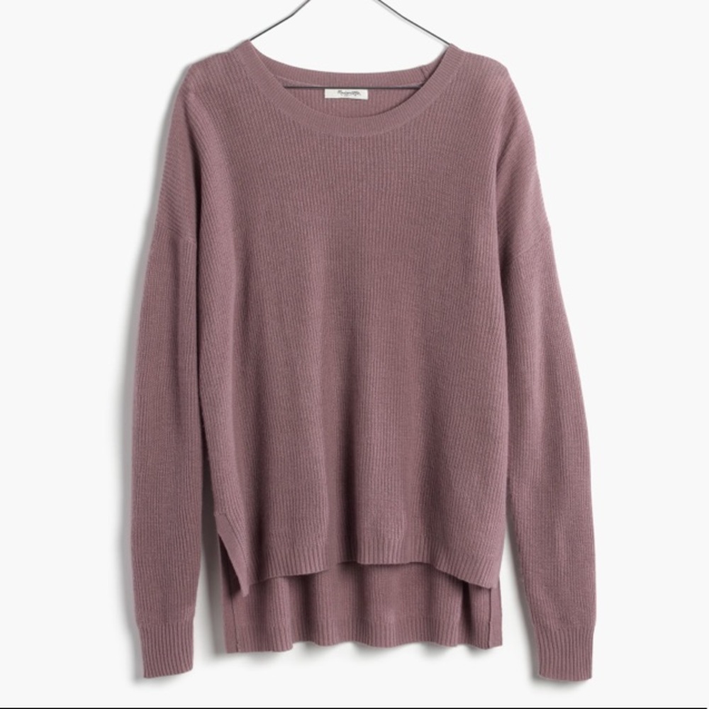 Madewell purple sweater